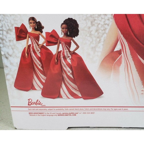 2019 Holiday Barbie Doll - Blonde Curls Mattel Barbie Signature Stand Included - Picture 4 of 10